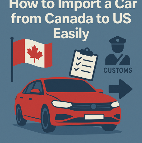 how to import a car from canada to us