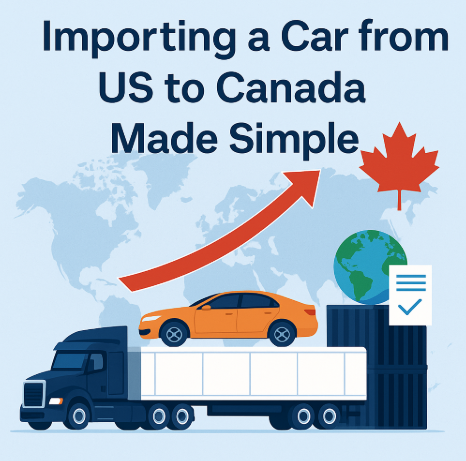 importing a car from us to canada
