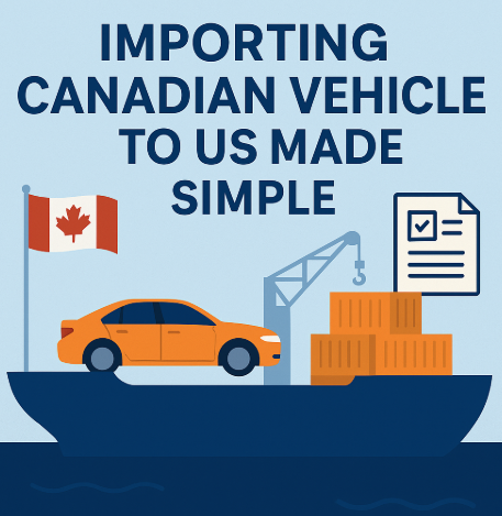 importing canadian vehicle to us