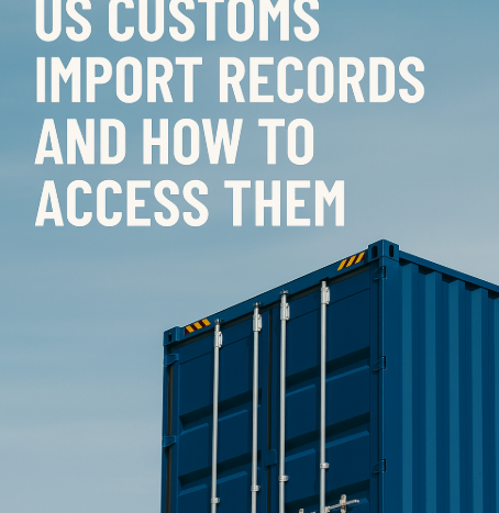 us customs import records