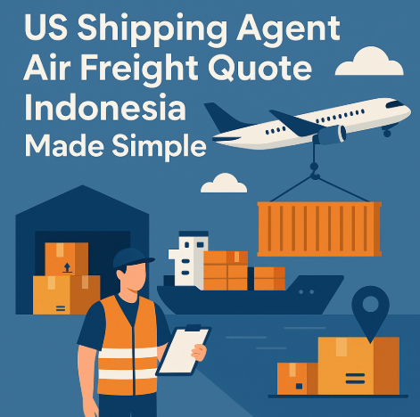 us shipping agent air freight quote indonesia