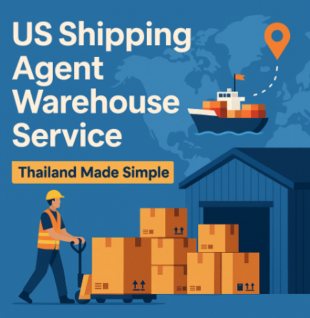 us shipping agent warehouse service thailand