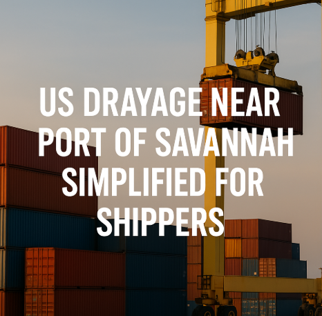 us drayage near port of savannah