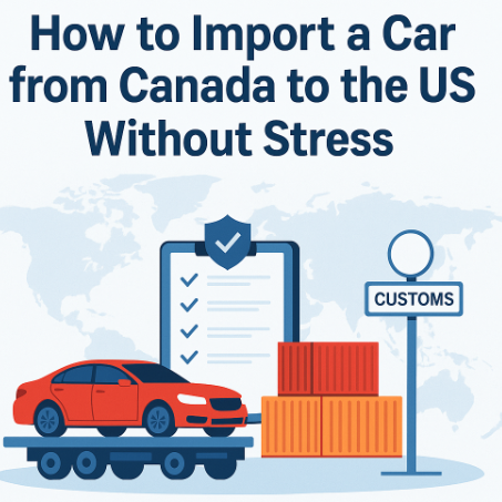 how to import a car from canada to the us