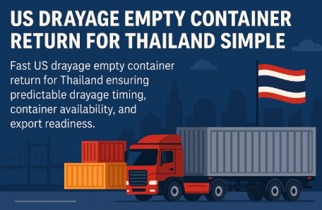 us drayage empty container return for thailand