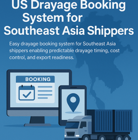 us drayage booking system for southeast asia shippers