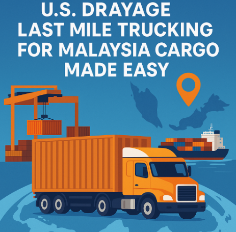 us drayage last mile trucking for malaysia cargo
