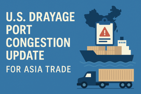 us drayage port congestion update for asia trade