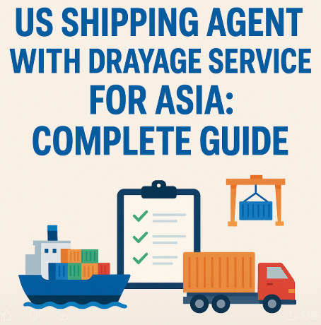 us shipping agent with drayage service for asia