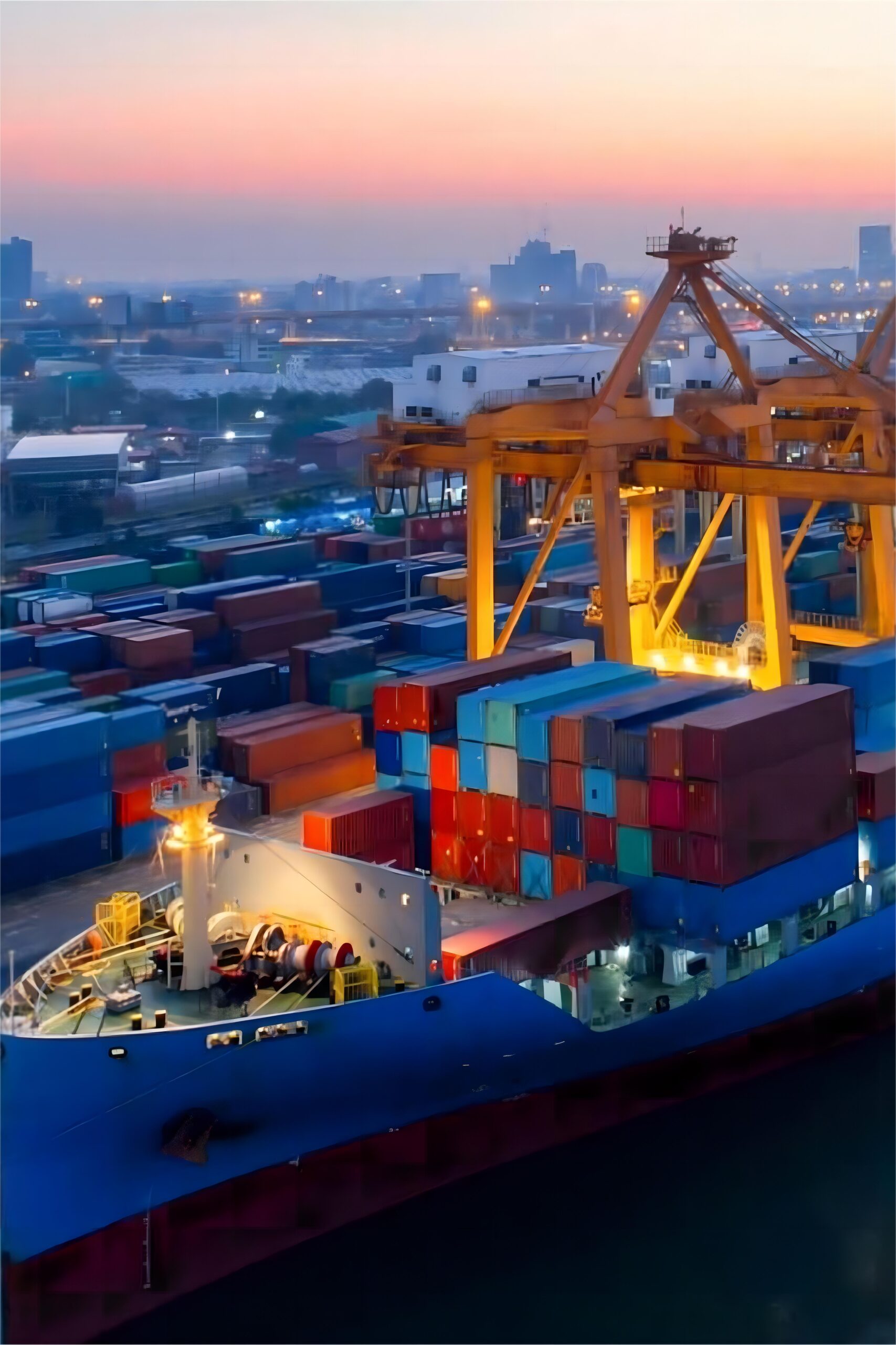 A close-up of a freight bill of lading document