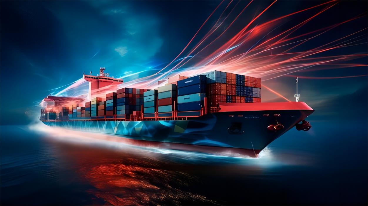 Digital interface of a logistics tracking system, showcasing real-time visibility