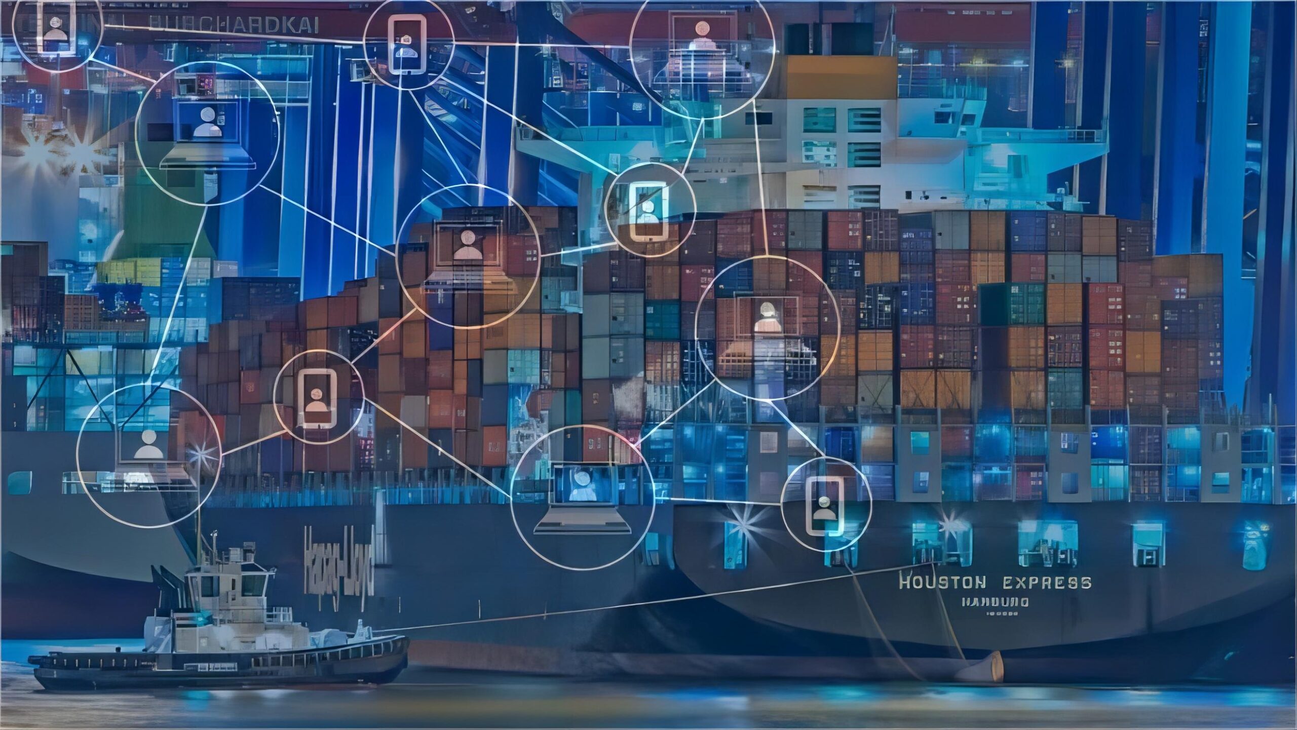 Freight forwarder discussing logistics with a client