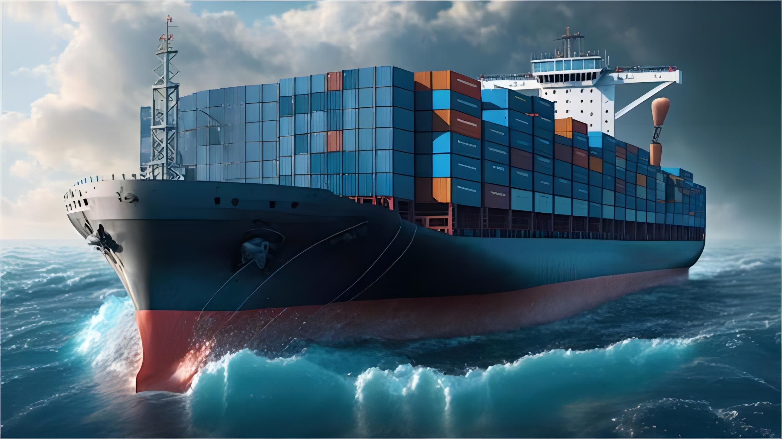 Inside a refrigerated container showing temperature monitoring equipment, highlighting cold chain management.