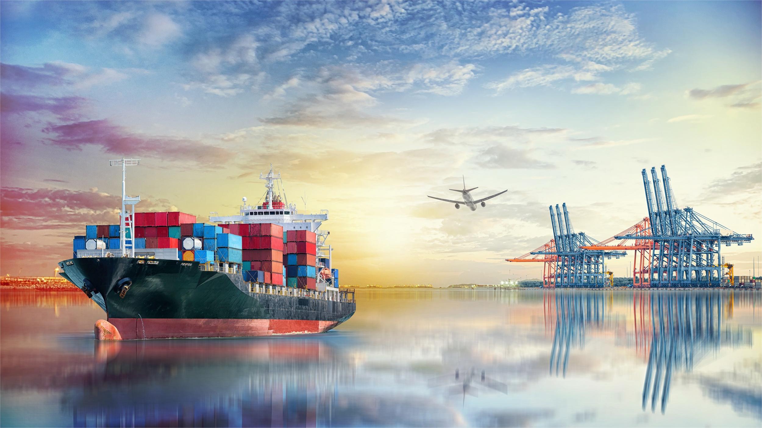 Shipping containers at Laem Chabang Port, Thailand