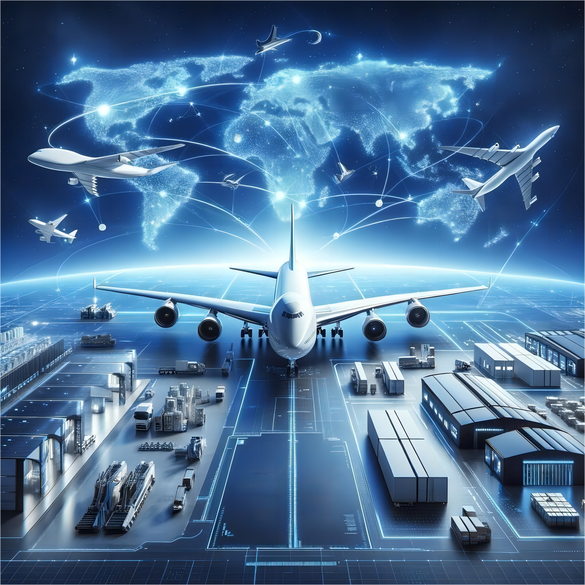 Infographic comparing air and sea freight costs