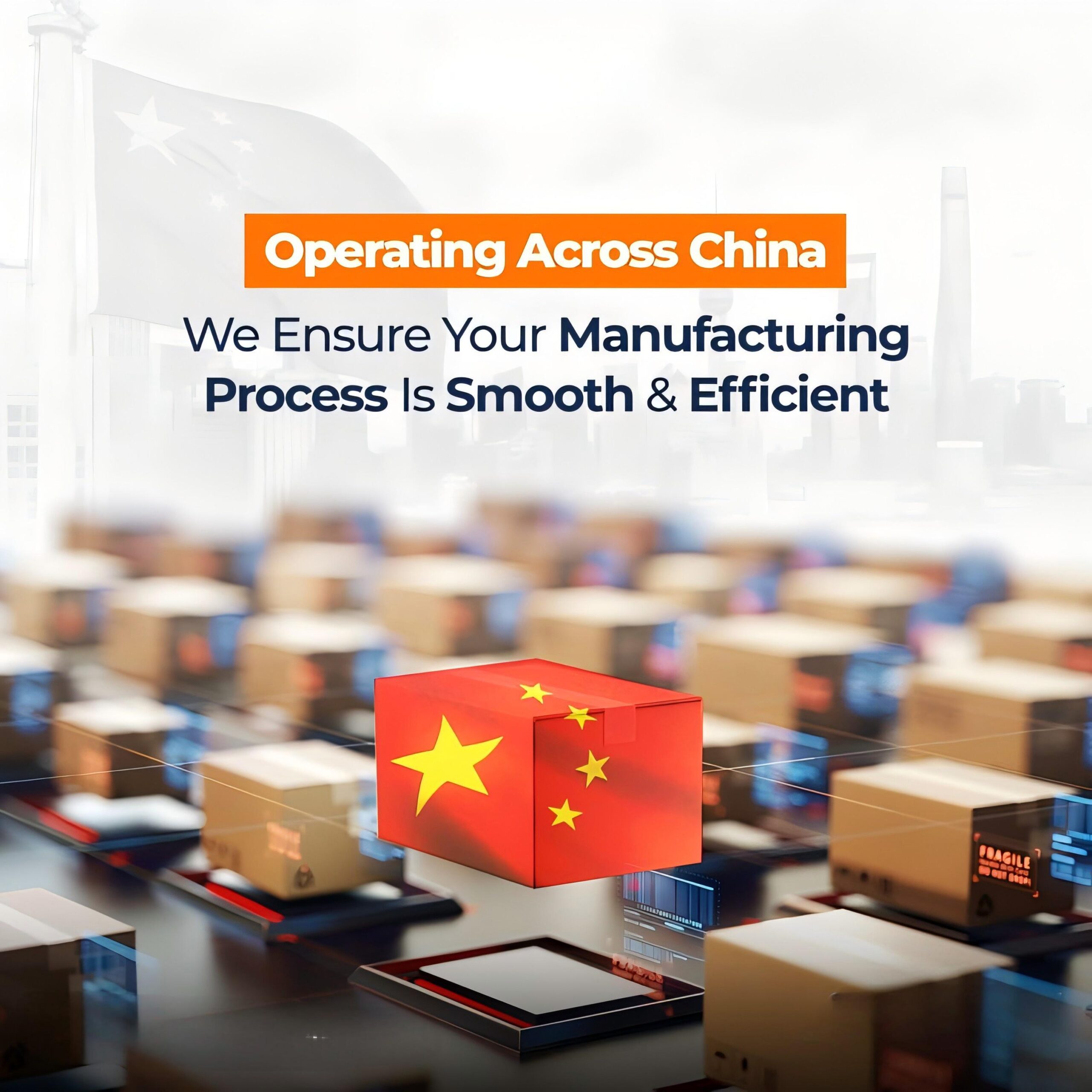 Diagram illustrating the transloading process from ocean container to truck