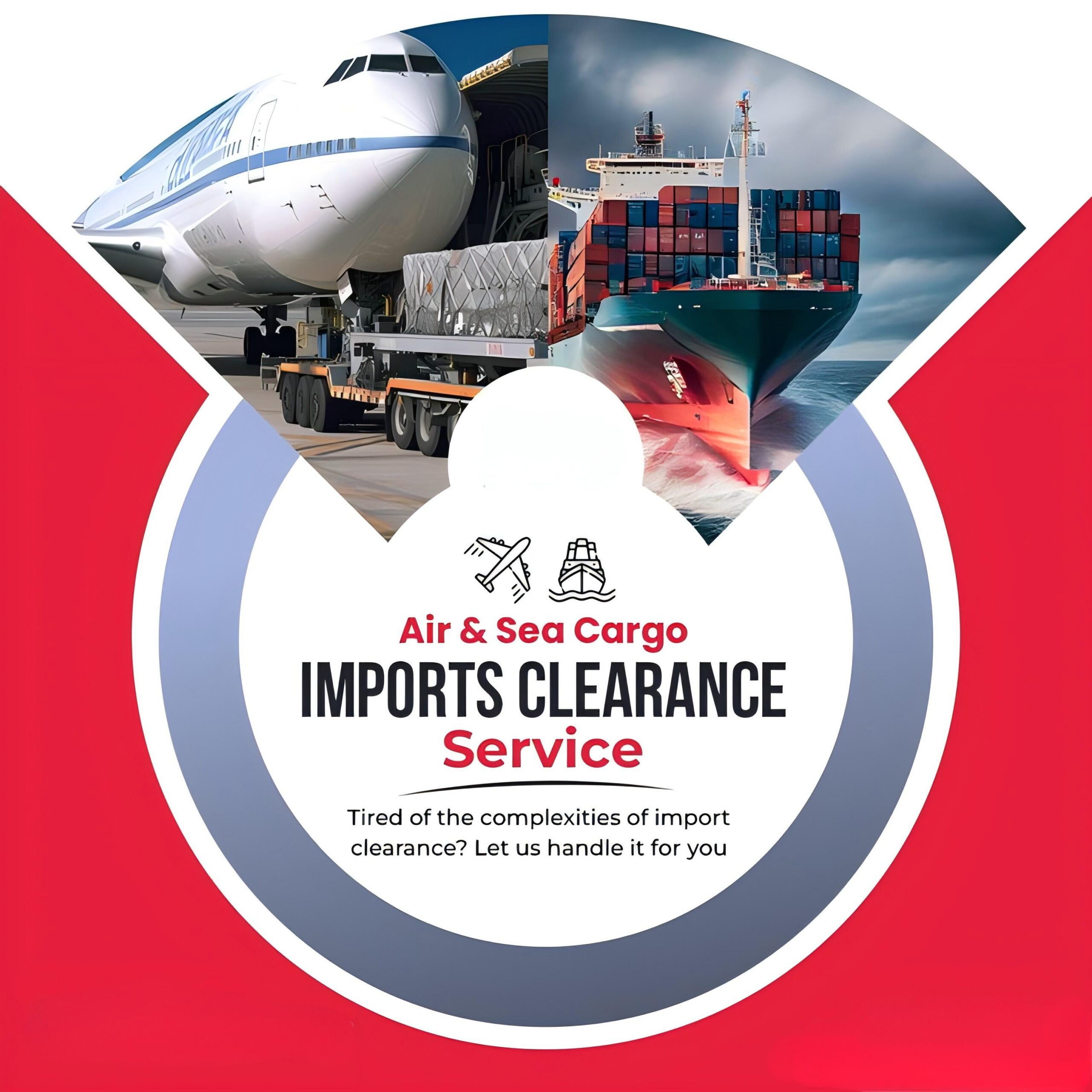Infographic showing a supply chain flow from manufacturing to final delivery, highlighting key stages