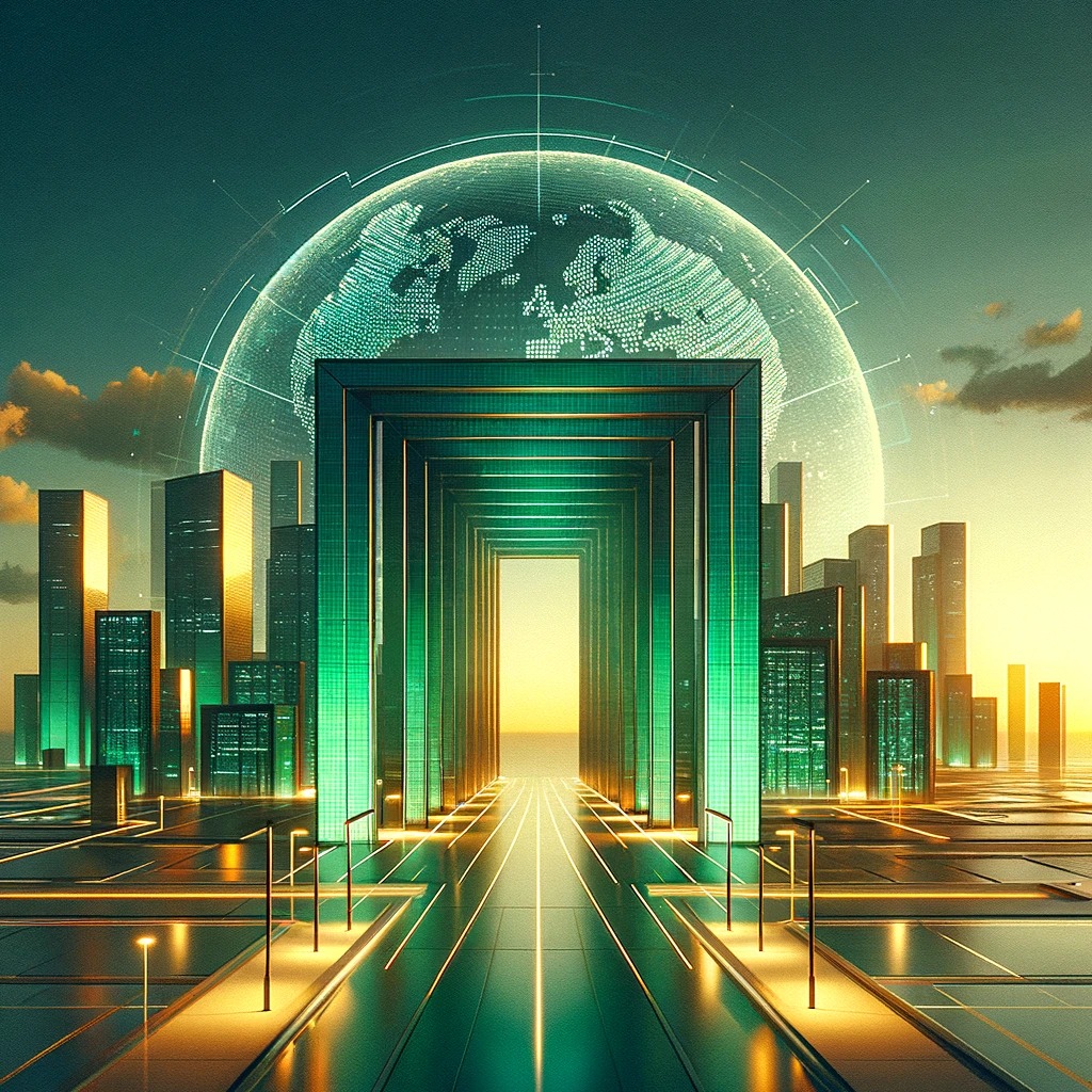 Shipping containers stacked at a busy port in Malaysia