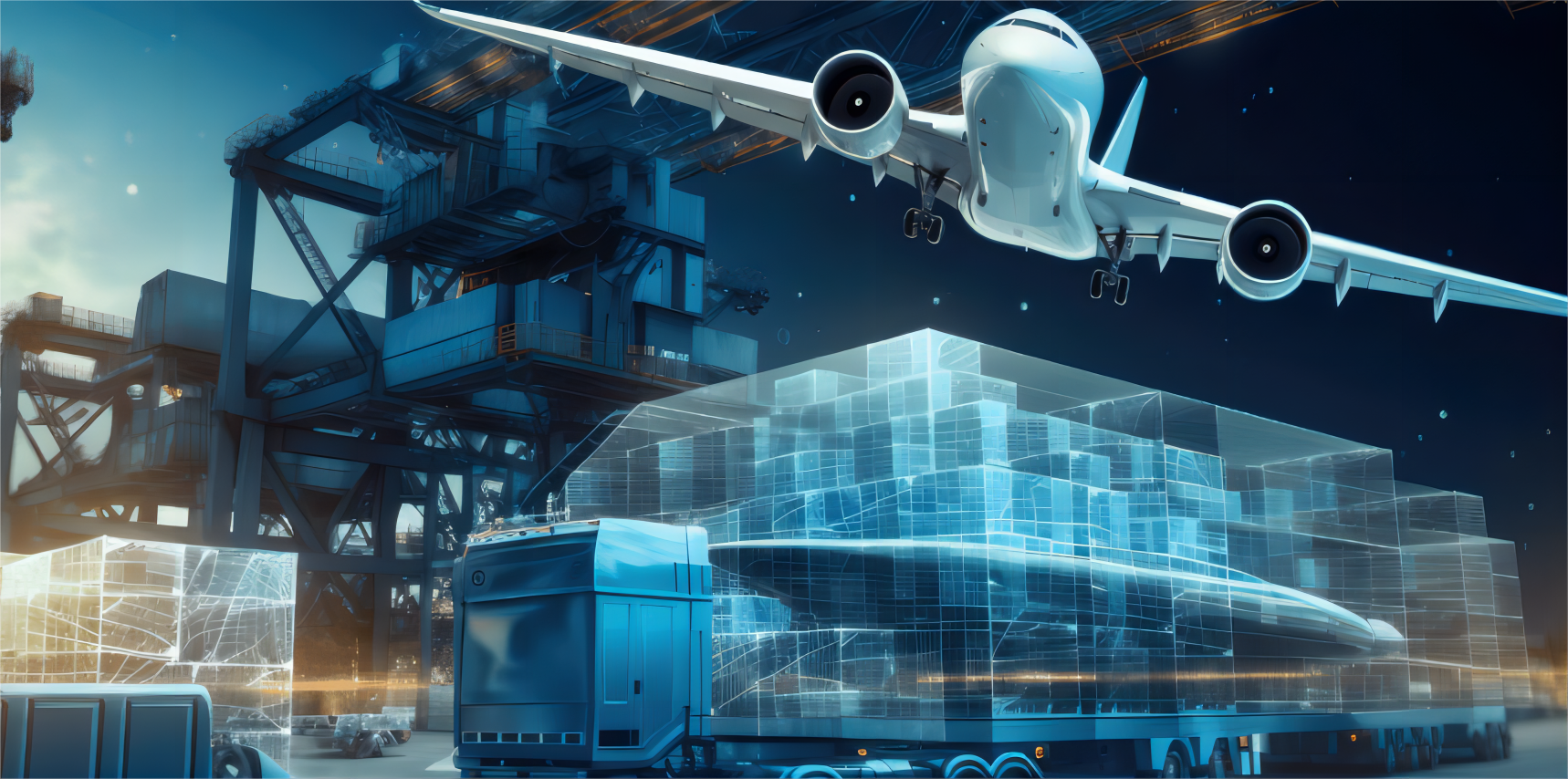 Shipping containers stacked at a busy US port, ready for drayage