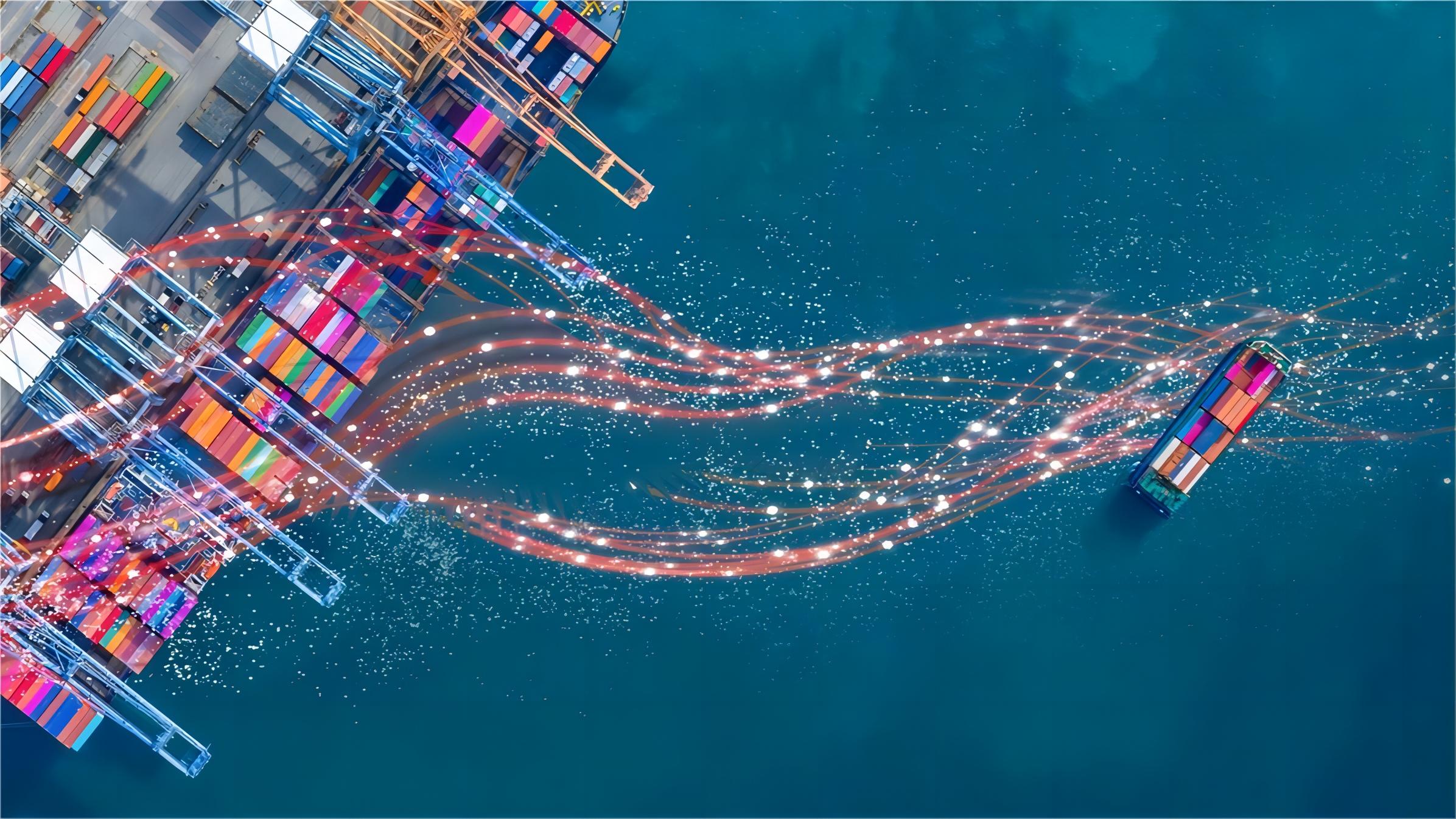 Logistics professional reviewing shipping documents