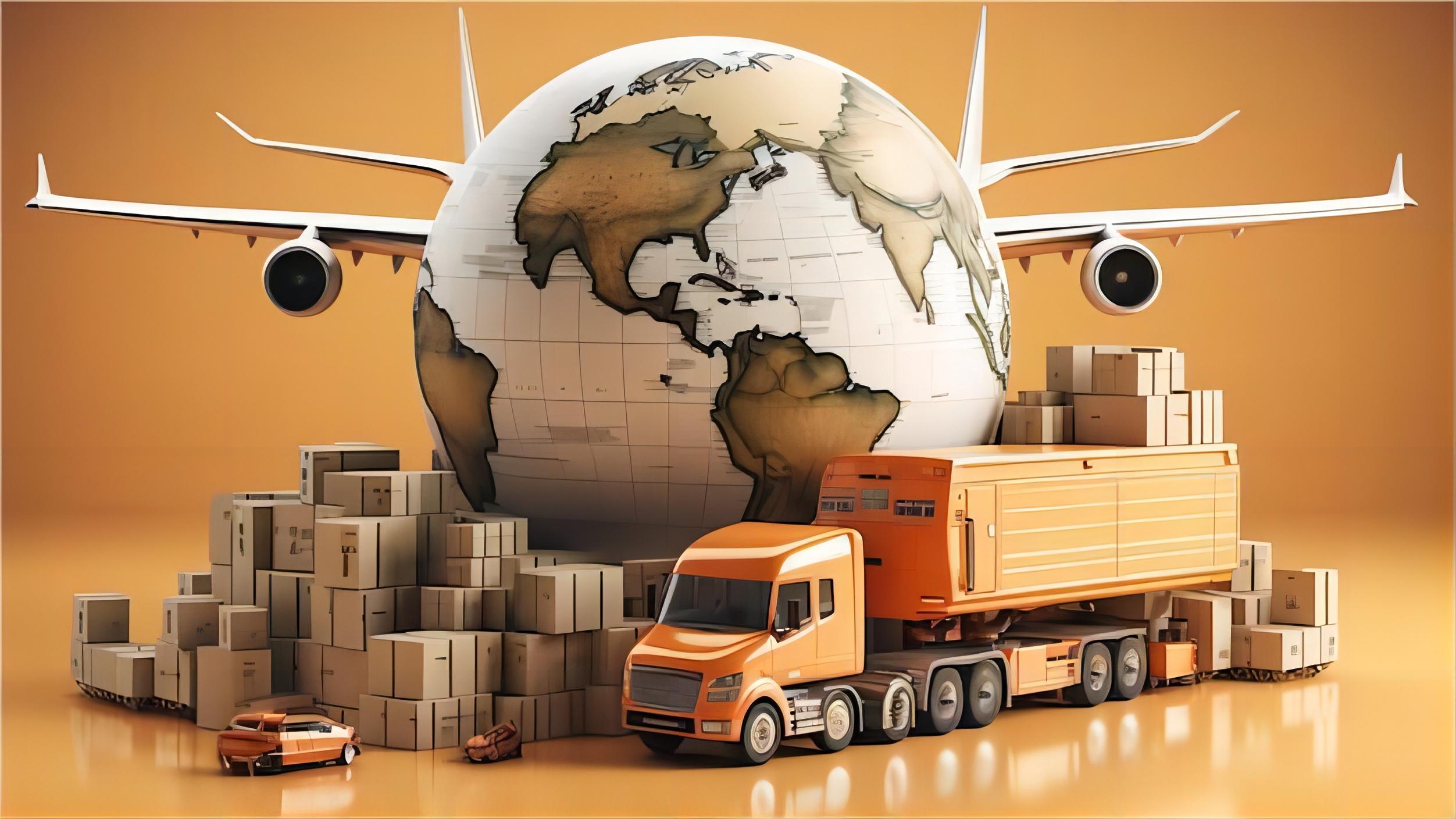 Logistics team collaborating on supply chain solutions