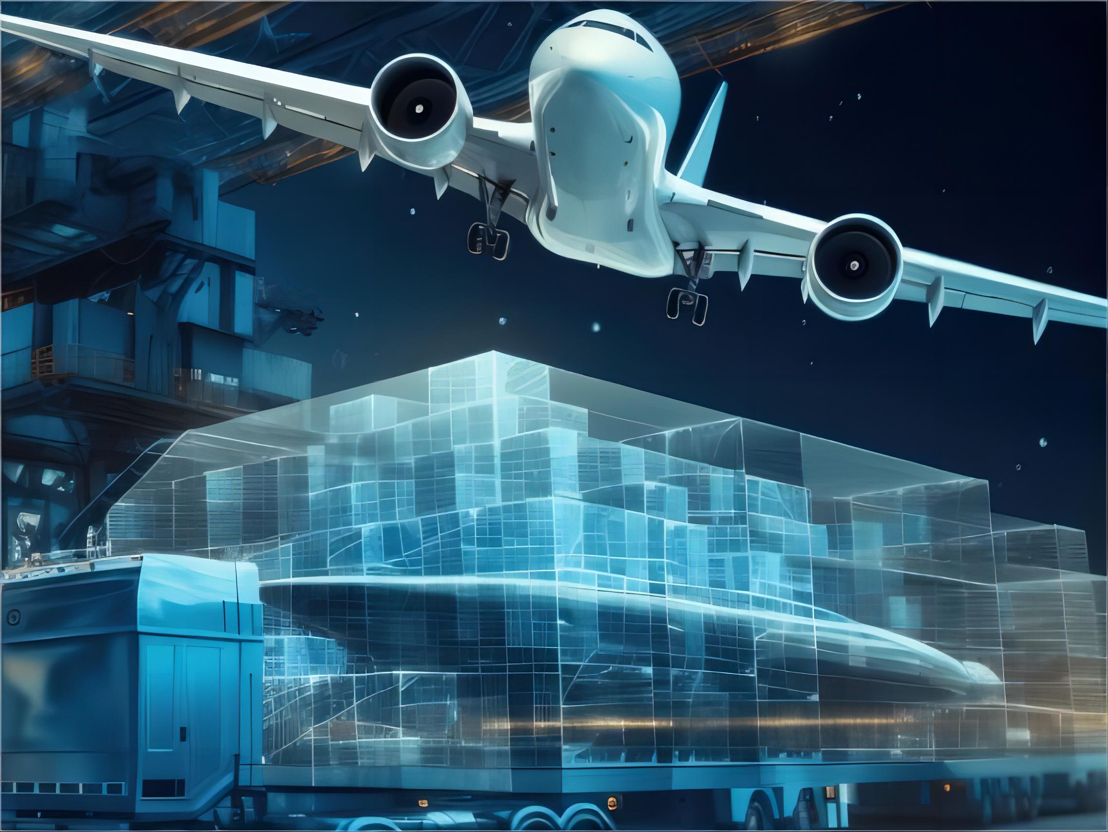 Shipping containers at a busy port in Indonesia