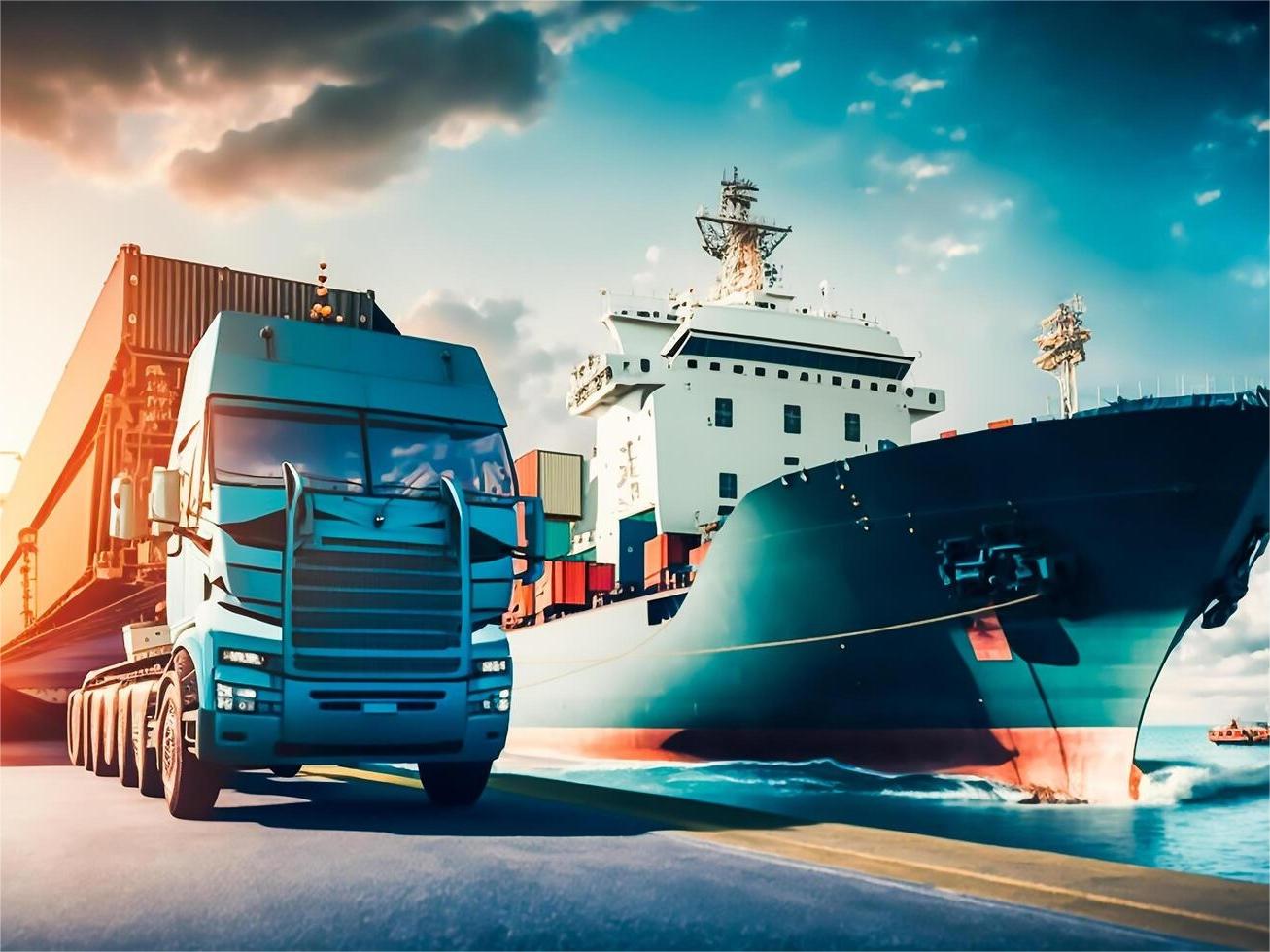 Logistics professional scheduling drayage appointments on a computer