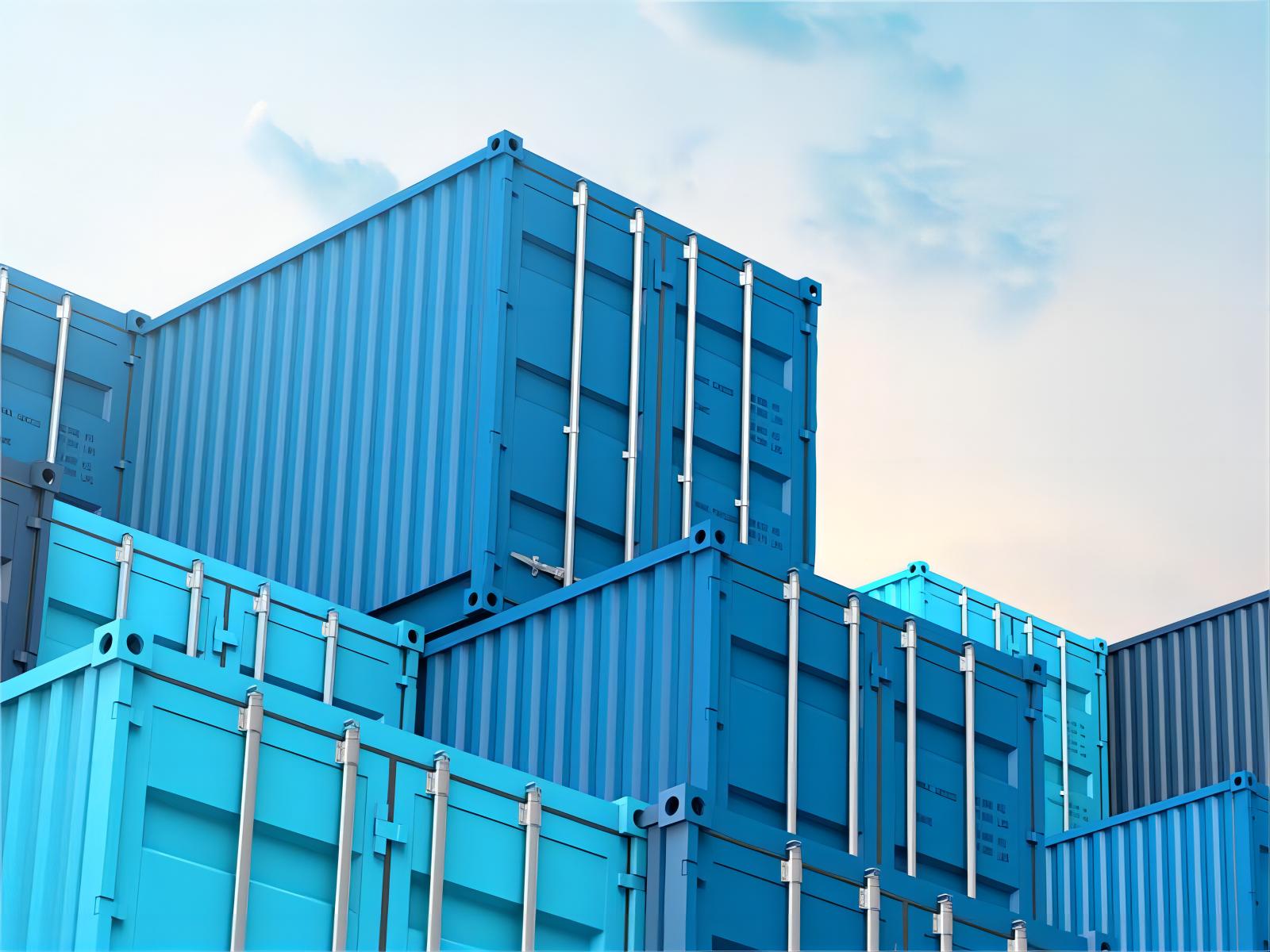 A warehouse in the US, indicating efficient cargo consolidation and dispatch operations.