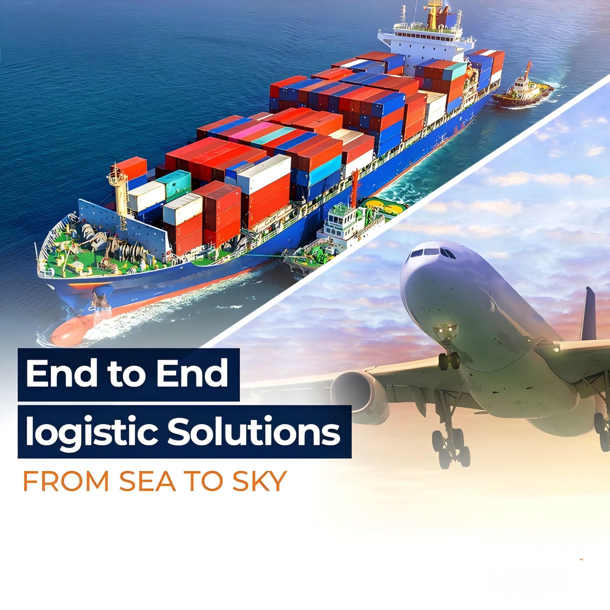 Warehouse interior with stacked furniture boxes