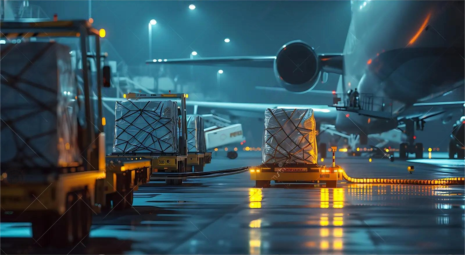 Customs agent reviewing import documents